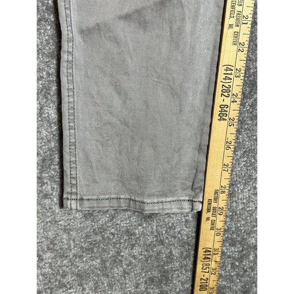 Anthropologie Hei Hei Jeans Womens Size 30 Stretch Gray Straight Leg Mid Rise - Picture 10 of 11